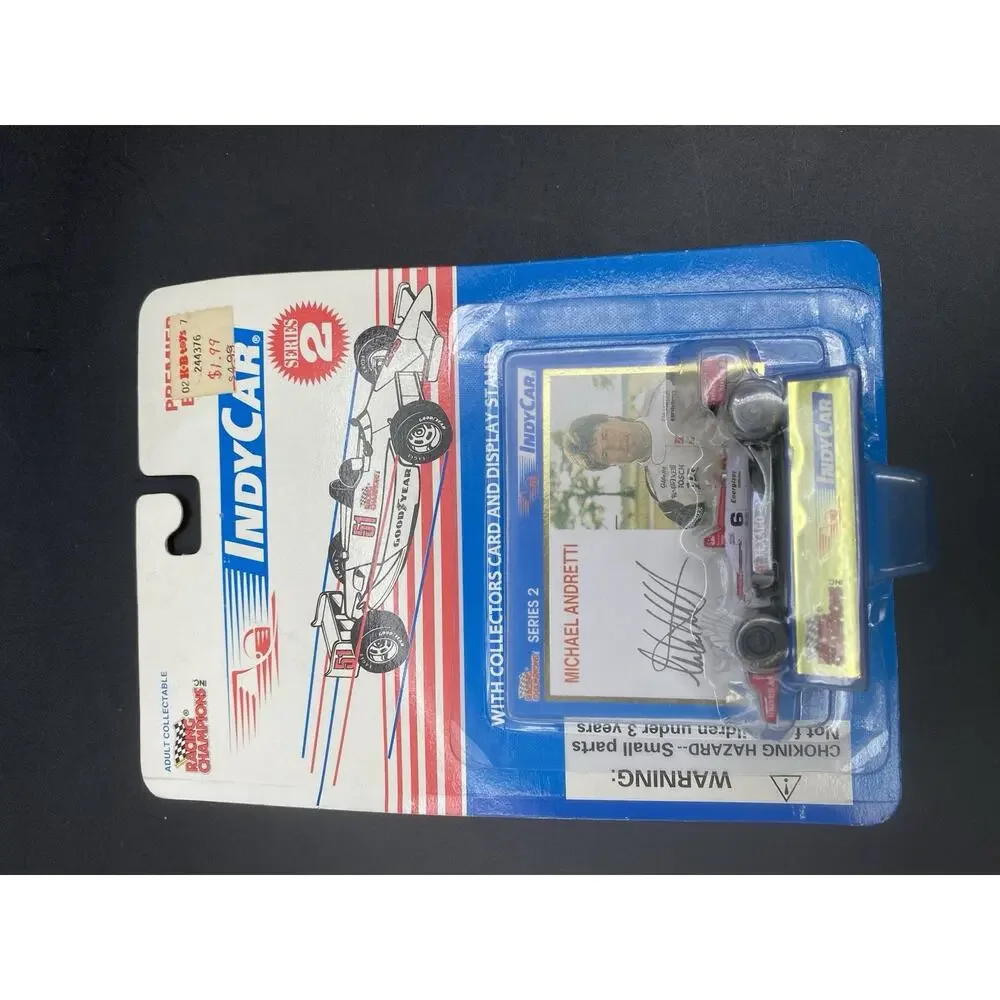 Michael Andretti Racing Champions 1:64 Indy Car with Collectors card / Display
